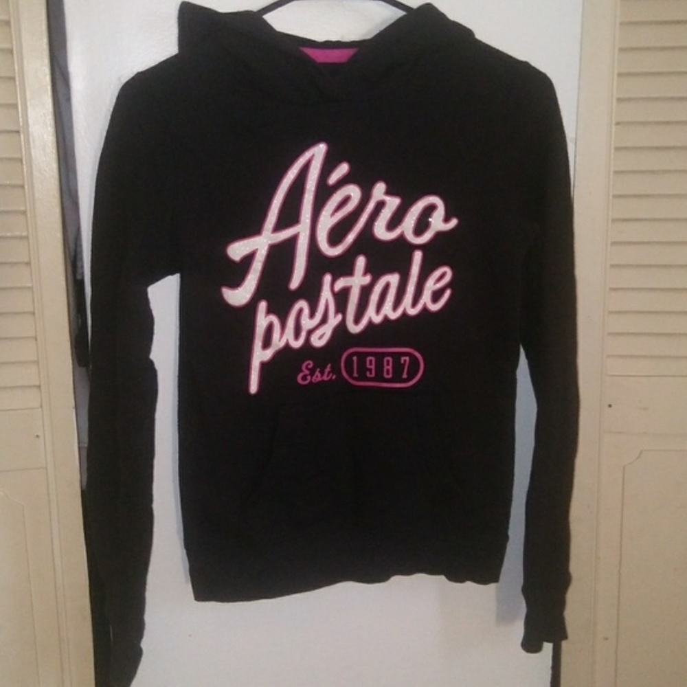 Aeropostale NWOT Black Hoodie Sz XS